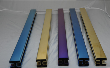 半岛网页版彩色双槽方管