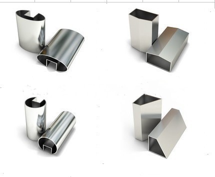 304/316半岛网页版凹槽偏槽管 光滑拉丝面镜面 椭圆异型钢管厂家批