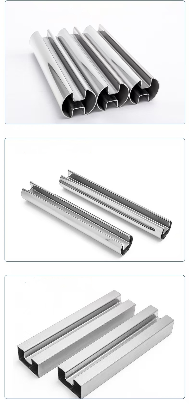 304半岛网页版抛光凹槽管 拉丝凹槽管 镜面凹槽管 生产厂家