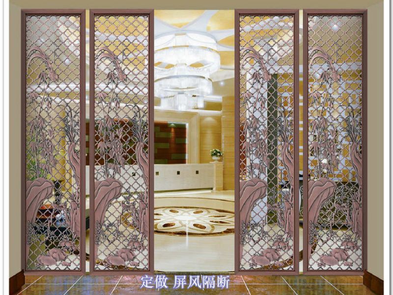 半岛网页版玫瑰金屏风的优势