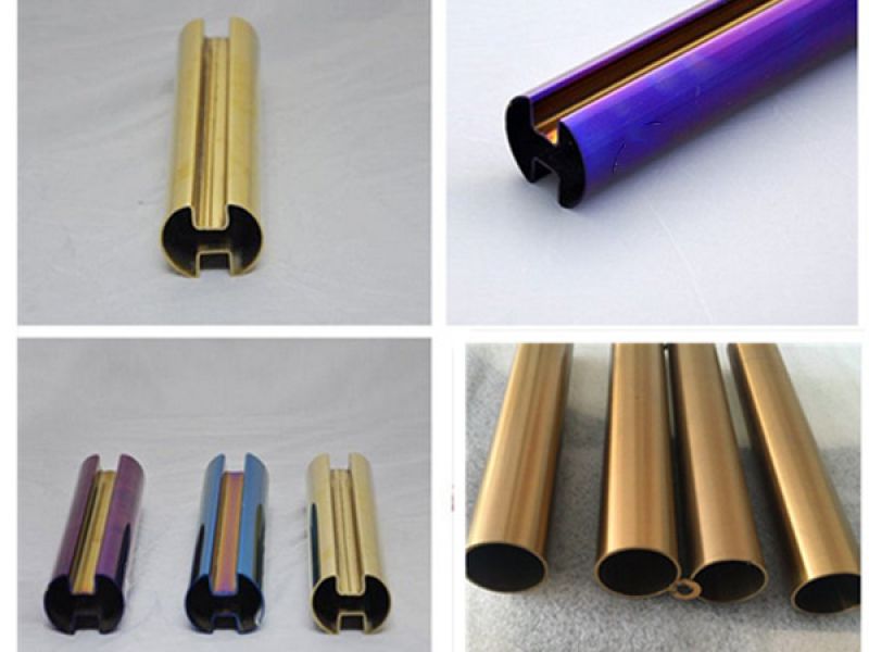 镀色半岛网页版槽管厂家*半岛网页版管镀色余烤漆区别